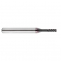 Preview: Torusfräser Ø 2,0 mm DR TOPTOOL Schaft 6,0 mm Gesamtlänge 55 mm ER 0,3 mit MT Beschichtung 8497TT