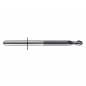 Preview: Ballfräser Ø 1,0 mm Schaft 3,0 mm Gesamtlänge 32 mm mit MT-Nitrid Beschichtung mit Sicherungsring 7954