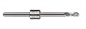 Preview: Ballfräser Ø 2,5 mm Schaft 3,0 mm Gesamtlänge 47 mm ohne Beschichtung 8249TT