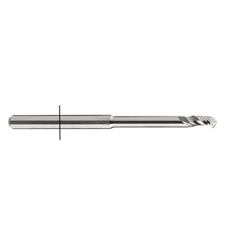 Ballfräser Ø 0,7 mm Schaft 3,0 mm Gesamtlänge 40 mm ohne Beschichtung Z1 7909