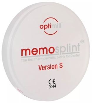 optimill* memosplint* version S* 16 mm x 98,5 mm mit Stufe