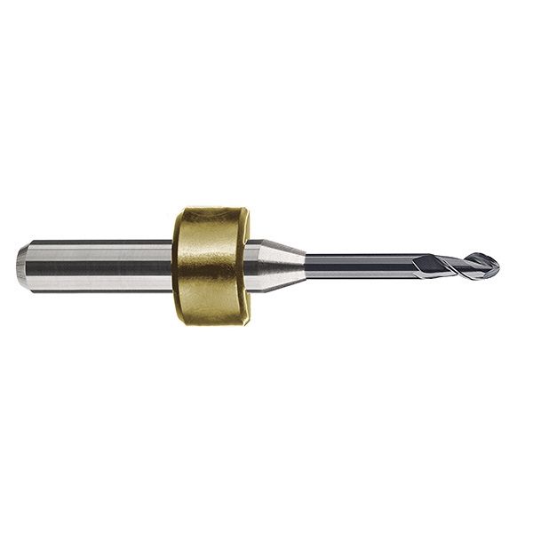 Ballfräser Ø 1,0 mm LONG Schaft 6,0 mm Gesamtlänge 50 mm mit MT-Nitrid Beschichtung 7797