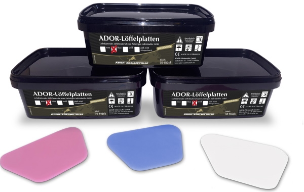 Löffelplatten BLAU von ADOR