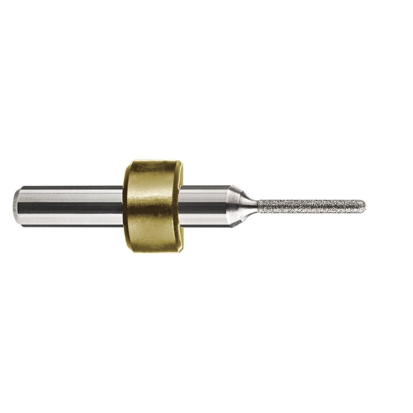 Ballfräser Ø 2,5 mm Schaft 6,0 mm galv. Diamantbeschichtung 29°  7190TT / T21